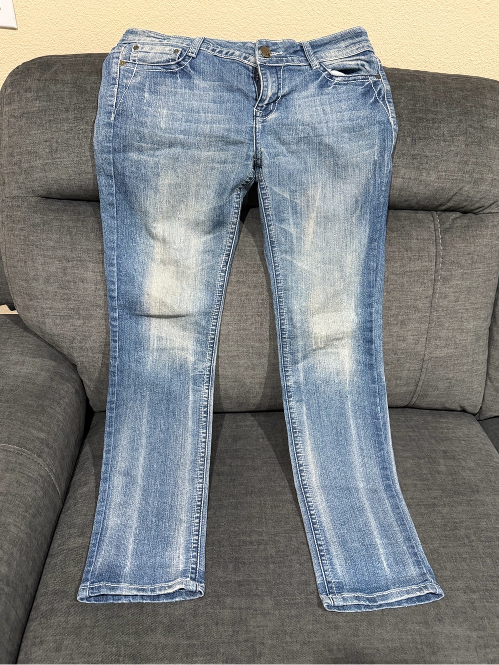 Do Denim Light Blue Women's Straight Leg Jeans